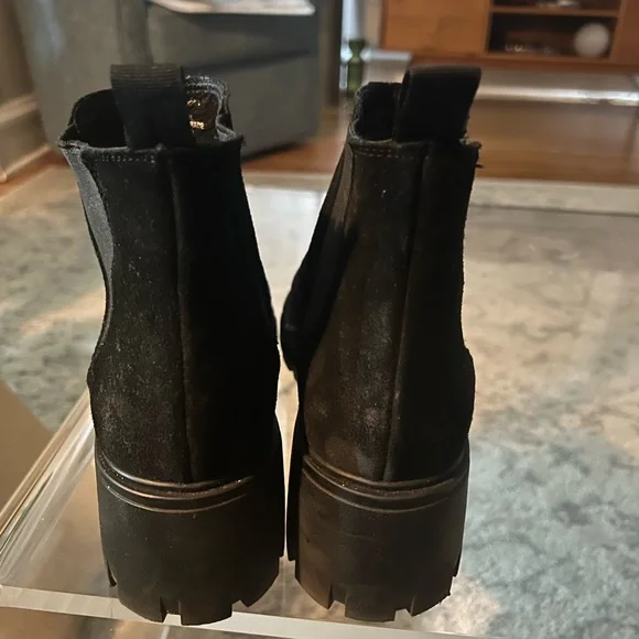 Steve Madden Women's Black Suede Ankle Boot - Picture 3 of 5